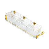 Maxbell Maxbell Dried Fruit Dish with Lid Snacks Container for Holiday Restaurant Countertop C