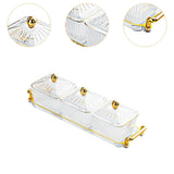 Maxbell Maxbell Dried Fruit Dish with Lid Snacks Container for Holiday Restaurant Countertop C
