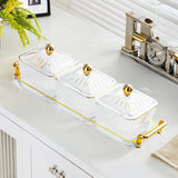 Maxbell Maxbell Dried Fruit Dish with Lid Snacks Container for Holiday Restaurant Countertop C