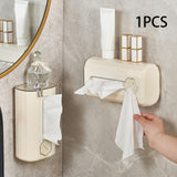 Maxbell Maxbell Tissue Box Holder Wall Hanging Cute Dustproof for Bedroom Kitchen Restaurant