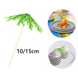 Maxbell Maxbell 50Pcs Cocktail Umbrella Picks Drink Umbrella Sticks for Wedding Bar Birthday 10x11cm