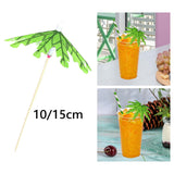 Maxbell Maxbell 50Pcs Cocktail Umbrella Picks Drink Umbrella Sticks for Wedding Bar Birthday 10x11cm