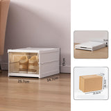 Maxbell Maxbell Foldable Shoe Rack Portable Folding Shoe Rack Clear Cabinet Bin for Entryway 1 Layer