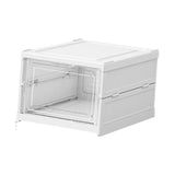Maxbell Maxbell Foldable Shoe Rack Portable Folding Shoe Rack Clear Cabinet Bin for Entryway 1 Layer