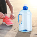 Maxbell Water Bottle with Handle Sports Cup Water Bucket for Exercise Camping Sports Blue 1L