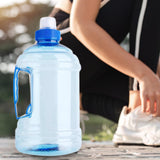 Maxbell Water Bottle with Handle Sports Cup Water Bucket for Exercise Camping Sports Blue 1L