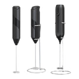 Maxbell Maxbell Electric Milk Frother Portable Egg Beater for Latte Drinks Mix Hot Chocolate Black