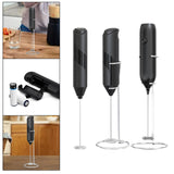Maxbell Maxbell Electric Milk Frother Portable Egg Beater for Latte Drinks Mix Hot Chocolate Black