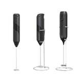 Maxbell Maxbell Electric Milk Frother Portable Egg Beater for Latte Drinks Mix Hot Chocolate Black