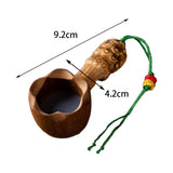 Maxbell Maxbell Bamboo Tea Strainer Tea Tool Gift Mesh Tea Infuser for Kung Fu Tea Pots Mugs 9.2cmx4.2cm