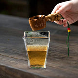 Maxbell Maxbell Bamboo Tea Strainer Tea Tool Gift Mesh Tea Infuser for Kung Fu Tea Pots Mugs 9.2cmx4.2cm