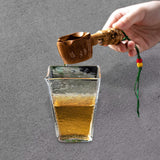 Maxbell Maxbell Bamboo Tea Strainer Tea Tool Gift Mesh Tea Infuser for Kung Fu Tea Pots Mugs 9.2cmx4.2cm