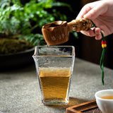 Maxbell Maxbell Bamboo Tea Strainer Tea Tool Gift Mesh Tea Infuser for Kung Fu Tea Pots Mugs 9.2cmx4.2cm