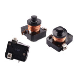 Maxbell 3 Pieces Coil Compressor Relay Starter Maintenance Installation Refrigerator 1 3HP 250W