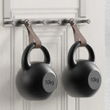 Maxbell Maxbell Door Rear Hanger with Hooks Sturdy Wall Mounted for Bedroom Kitchen Bathroom 4 Hooks