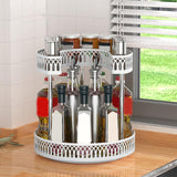 Maxbell Maxbell Spice Rack Rotatable Spice Jars Holder Makeup Organizer for Bathroom Kitchen