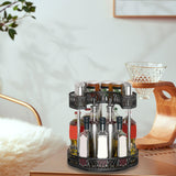 Maxbell Maxbell Spice Rack Rotatable Spice Jars Holder Makeup Organizer for Bathroom Kitchen