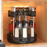 Maxbell Maxbell Spice Rack Rotatable Spice Jars Holder Makeup Organizer for Bathroom Kitchen