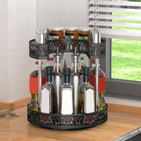 Maxbell Maxbell Spice Rack Rotatable Spice Jars Holder Makeup Organizer for Bathroom Kitchen