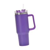 Maxbell Maxbell 40oz Tumbler with Handle Reusable Stainless Steel Cup for Car Travel Camping Purple