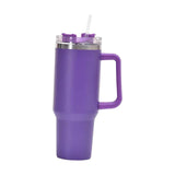 Maxbell Maxbell 40oz Tumbler with Handle Reusable Stainless Steel Cup for Car Travel Camping Purple