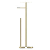 Maxbell Maxbell Freestanding Toilet Paper Holder Stand Bathroom Storage for Farmhouse Rustic Gold