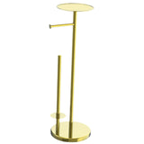 Maxbell Freestanding Toilet Paper Holder Stand Bathroom Storage for Farmhouse Rustic Gold