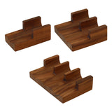 Maxbell Maxbell Wooden Tacos Holder Divider Stand Taco Plates for Home Restaurant Gatherings Single