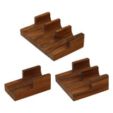 Maxbell Maxbell Wooden Tacos Holder Divider Stand Taco Plates for Home Restaurant Gatherings Single