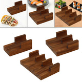 Maxbell Maxbell Wooden Tacos Holder Divider Stand Taco Plates for Home Restaurant Gatherings Single