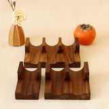 Maxbell Maxbell Wooden Tacos Holder Divider Stand Taco Plates for Home Restaurant Gatherings Triple