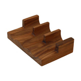 Maxbell Maxbell Wooden Tacos Holder Divider Stand Taco Plates for Home Restaurant Gatherings Triple