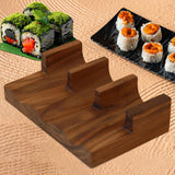Maxbell Maxbell Wooden Tacos Holder Divider Stand Taco Plates for Home Restaurant Gatherings Triple