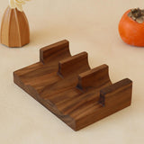 Maxbell Maxbell Wooden Tacos Holder Divider Stand Taco Plates for Home Restaurant Gatherings Triple