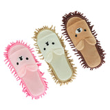 Maxbell Maxbell Dust Mop Slippers Novelty Floor Cleaning Tool for Bedroom Apartment Bathroom Pink