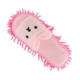 Maxbell Maxbell Dust Mop Slippers Novelty Floor Cleaning Tool for Bedroom Apartment Bathroom Pink