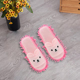 Maxbell Maxbell Dust Mop Slippers Novelty Floor Cleaning Tool for Bedroom Apartment Bathroom Pink