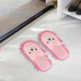 Maxbell Maxbell Dust Mop Slippers Novelty Floor Cleaning Tool for Bedroom Apartment Bathroom Pink