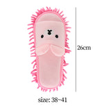 Maxbell Maxbell Dust Mop Slippers Novelty Floor Cleaning Tool for Bedroom Apartment Bathroom Pink