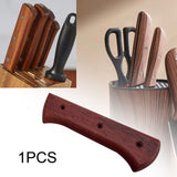 Maxbell Maxbell Kitchen Cutter Grip Ergonomic Comfortable Grip Repair Part Wood Knife Handle