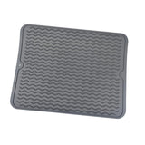 Maxbell Maxbell Silicone Dish Drying Mat Dish Drying Mat for Sink Dishes Liner for Hot Pots dark grey S