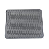 Maxbell Maxbell Silicone Dish Drying Mat Dish Drying Mat for Sink Dishes Liner for Hot Pots dark grey S