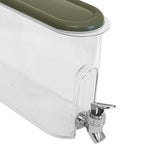 Maxbell Maxbell Beverage Dispenser Bucket Leakproof Easy Clean Clear Cold Kettle with Faucet Green