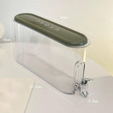 Maxbell Maxbell Beverage Dispenser Bucket Leakproof Easy Clean Clear Cold Kettle with Faucet Green