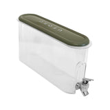 Maxbell Maxbell Beverage Dispenser Bucket Leakproof Easy Clean Clear Cold Kettle with Faucet Green