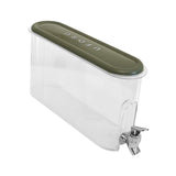 Maxbell Maxbell Beverage Dispenser Bucket Leakproof Easy Clean Clear Cold Kettle with Faucet Green