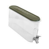 Maxbell Maxbell Beverage Dispenser Bucket Leakproof Easy Clean Clear Cold Kettle with Faucet Green