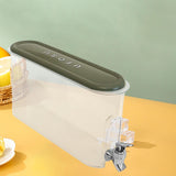 Maxbell Maxbell Beverage Dispenser Bucket Leakproof Easy Clean Clear Cold Kettle with Faucet Green