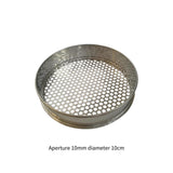 Maxbell Maxbell Garden Sieve Portable Lightweight Food Bean Sifter for Indoor Garden Outdoor Diameter 10cm