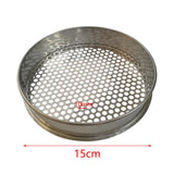 Maxbell Maxbell Garden Sieve Portable Lightweight Food Bean Sifter for Indoor Garden Outdoor Diameter 15cm